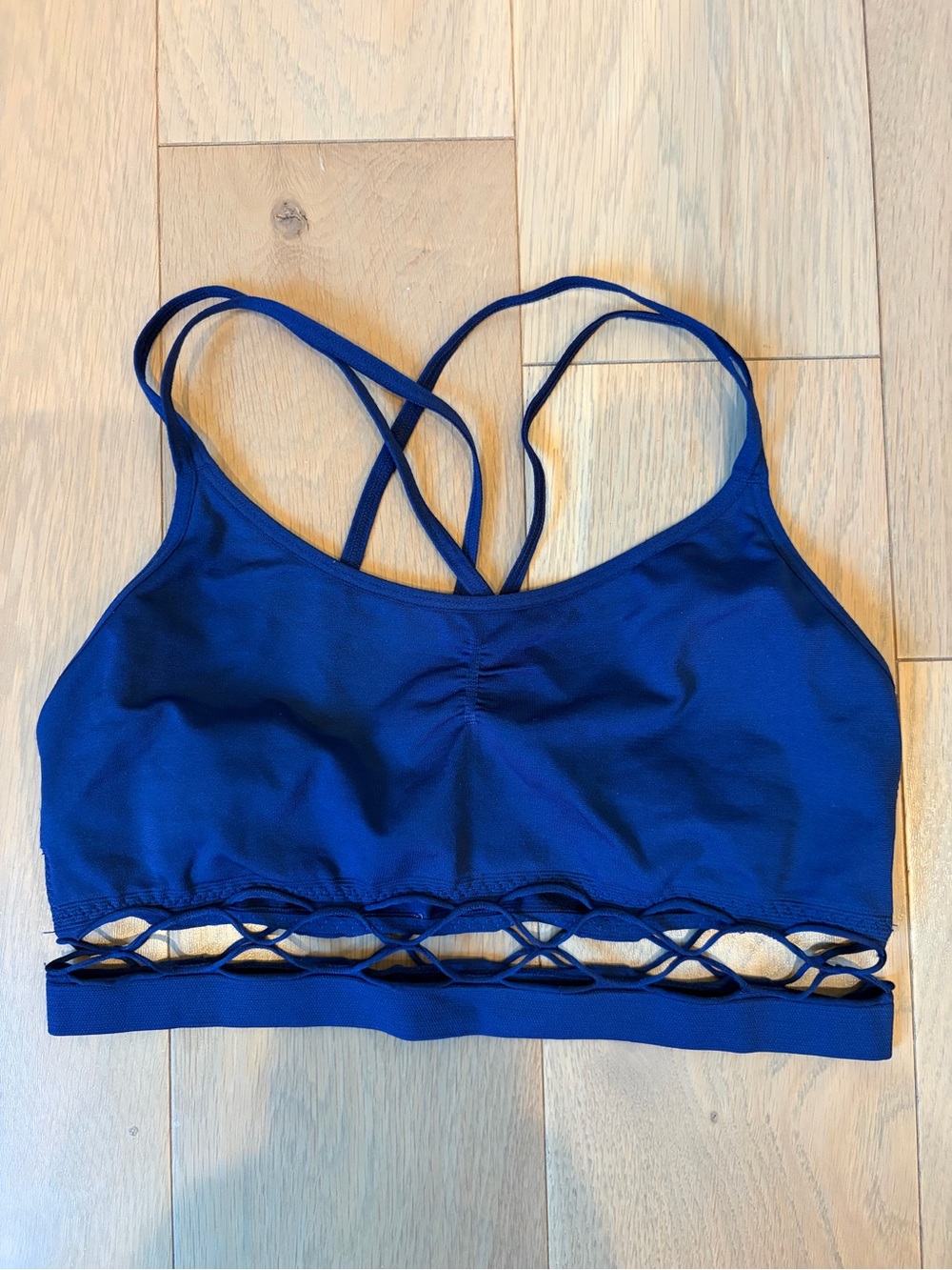 Strappy Blue Women's Sports Bralette Victoria’s Secret S NEVER WORN